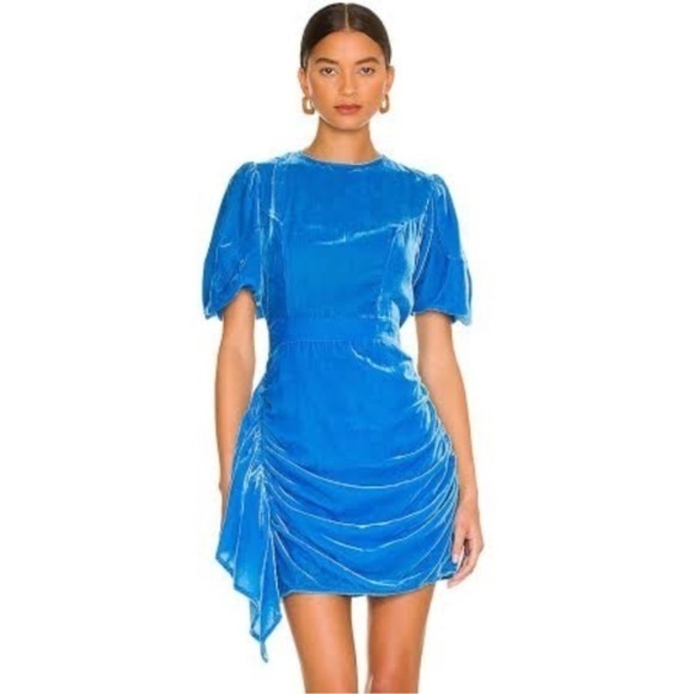 Rhode Pia mini Dress in Sapphire size S